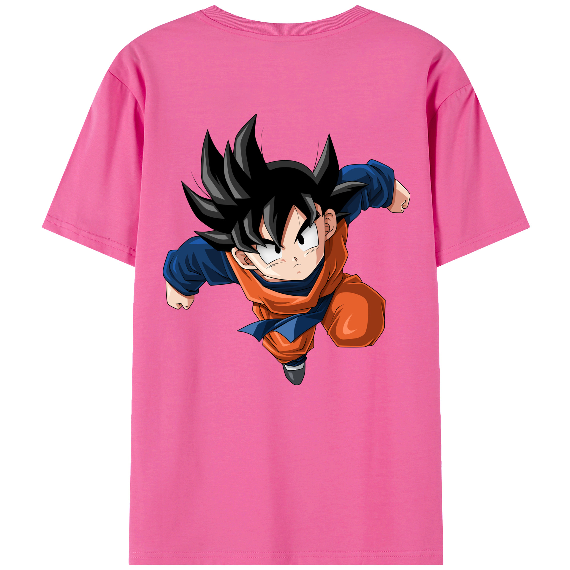 （画像用） ドラゴンボール 孫悟空（そん ごくう）Son Goku カカロット DRAGON BALL Kakarotto レディース半袖Tシャツ(バックプリント)